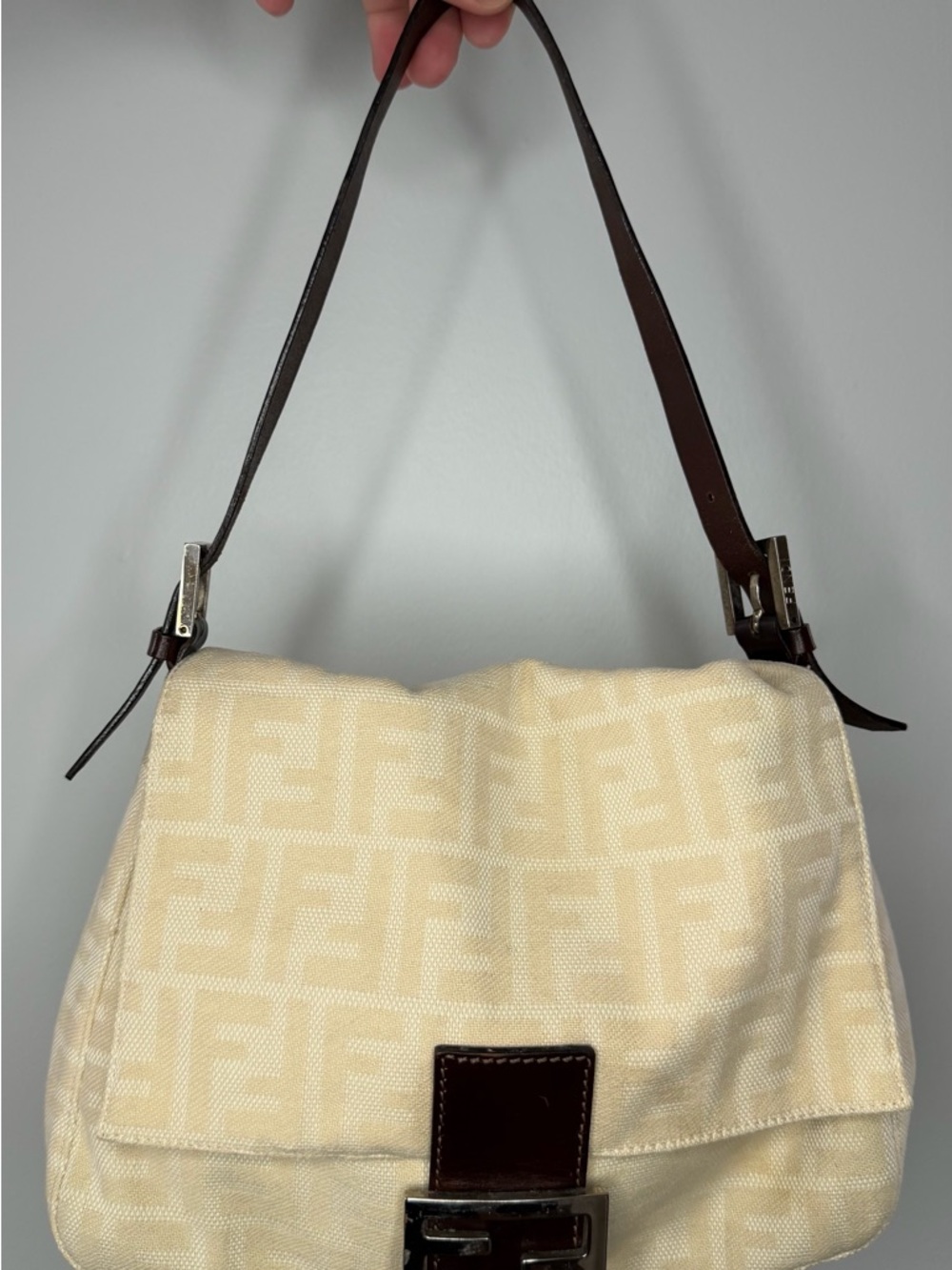 2000-2010 Zucca Canvas Mamma Forever shoulder bag